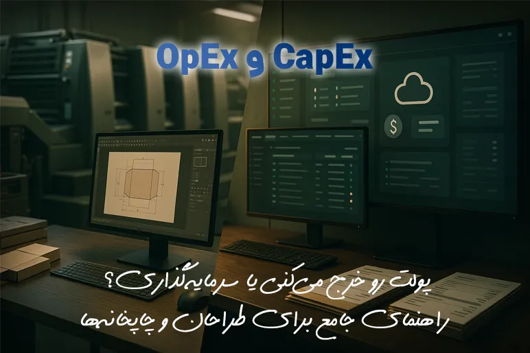 CapEx و OpEx: پولت رو خرج می‌کنی یا سرمایه‌گذاری؟ | راهنمای جامع برای طراحان و چاپخانه‌ها