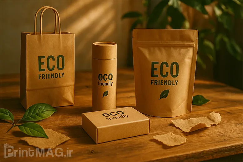 بسته‌بندی کرافت با شعار ECO Friendly